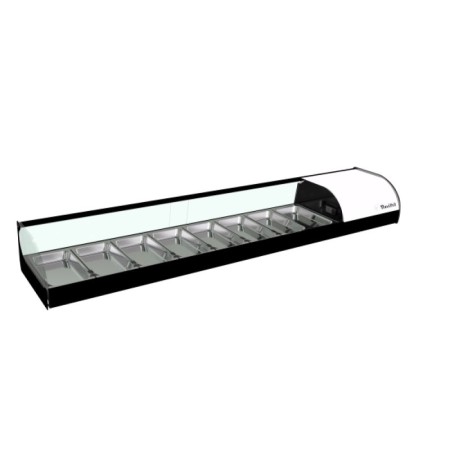 Vitrina Enfriatapas 8 Bandejas IRON Negra
