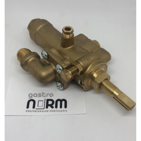 Grifo Gas GAI/B 67mBar OUT:3/8" ENTRADA:BRIDA