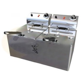 Freidora eléctrica Industrial Movilfrit 8+8 Litros