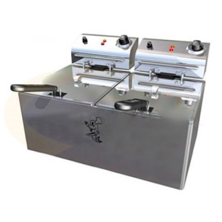 Freidora eléctrica Industrial Movilfrit 8+8 Litros
