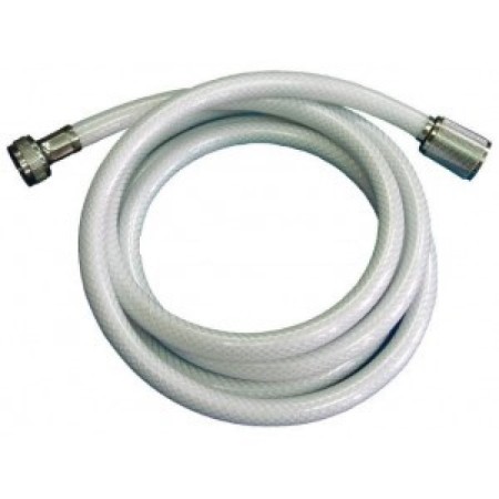 "Latiguillo blanco H-H de 1/2" 2000 mm para ducha de gran alcance"