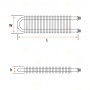 Resistencia Aletada 1000W 230V L 370mm