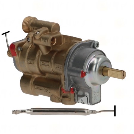 Grifo gas termostatico PEL25ST horno 100-300º
