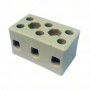 Regleta Ceramica 3 Polos 4mm²32A Ø4mm