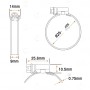 Abrazadera Sinfin Ø25/40mm DIN-3017