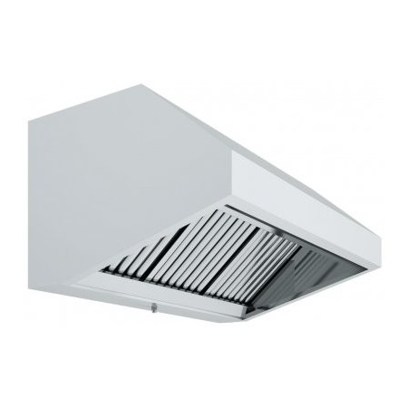 Campana Industrial Extractora Acero Inoxidable Con Turbina 1500x850x680mm + 9/9-1/2CV