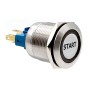 Pulsador 230V Start Led Blanco
