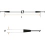 Resistencia Flexible Inox 350W 230V L1000mm