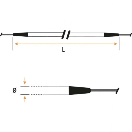 Resistencia Flexible Inox 350W 230V L1000mm