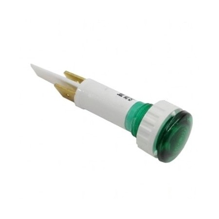 Piloto Verde Ø10mm 230V
