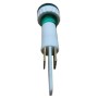 Piloto Verde Ø10mm 230V