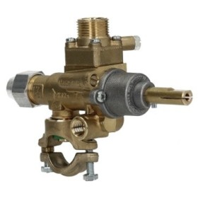 Grifo Gas PEL22S/V BRIDA:Ø21mm 50mBar