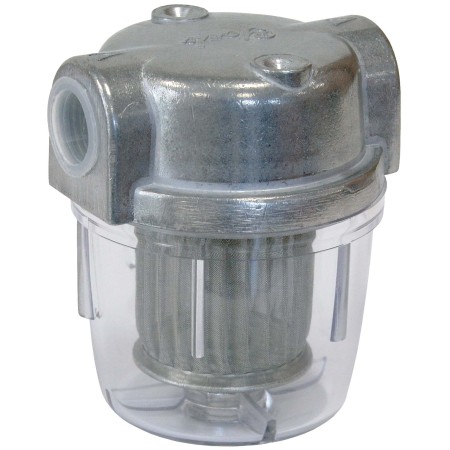 Filtro gasóleo con cuerpo de plástico YORK-OIL 3/8" 0,1mm
