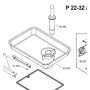 Rejilla protectora para manos bandeja picadoras P22/P32/P82/P98