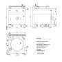 Marmita Jemi series 900 EV modelo Mag 150