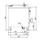Marmita de gas modelo MG-9150 Repagas