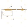 Termopar Cabeza Roscada M8x1 L 450mm Sit