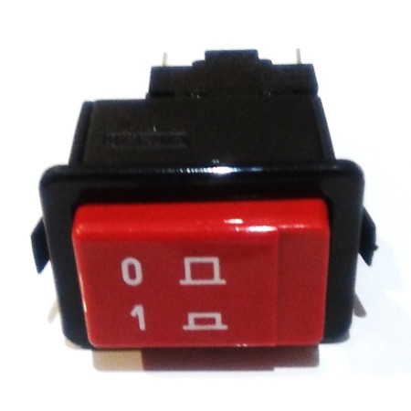 Interruptor Rojo 36x23mm ON/OFF E35/40/50