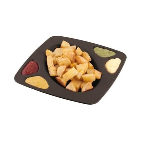 Plato Patatas Fritas 4 salsas (4ud) Fervik