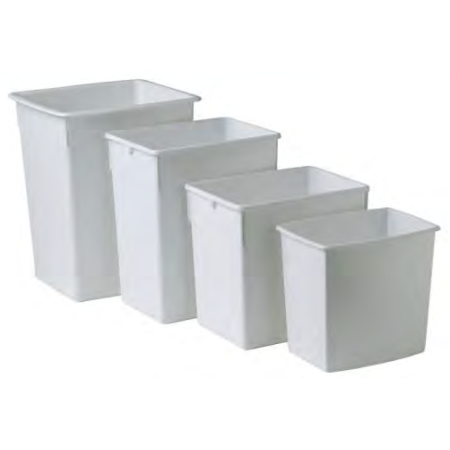 Cubeta rectangular alta 28x20,5x27 12L (1ud) Fervik