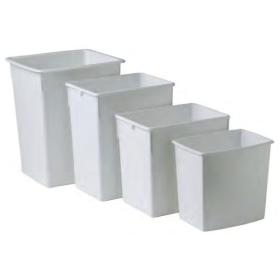 Cubeta rectangular alta 31,5x28,5x38 26L (1ud) Fervik