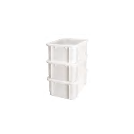 Cubeta apilable hondas 39,5x29,5x21,5 15L (1ud) Fervik