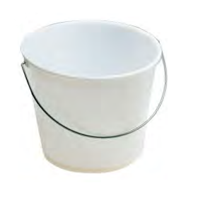 Cubo alimentación graduado con asa 25,5x23,5 7L (1ud) Fervik