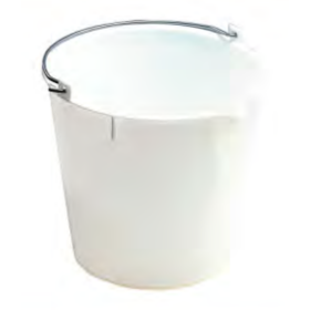 Cubo alimentación graduado con vertedor y asa 30x27,5 13L (1ud) Fervik