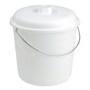 Cubo alimentación graduado con asa y tapa 33x29/35 17L (1ud) Fervik
