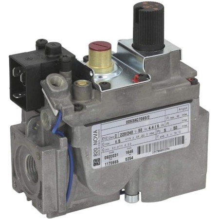 Válvula de gas SIT serie aliment. 230V 50Hz entrada gas 1/2" salida gas 1/2"