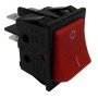 Interruptor Bipolar Rojo 230V 30x22mm