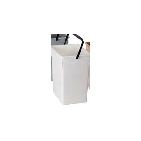 Cubeta reciclar blanca 26L con asa 28,5x31,5x38 (1ud) Fervik