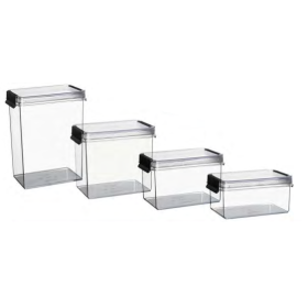 Bote cocina rectangular OSLO cierre hermetico 17x11x21,5 (1ud) Fervik