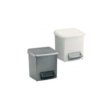 Cubo pedal 8L baño con papelera interior 27x23x28 (1ud) Fervik