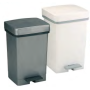 Cubo pedal 26L baño con aro sujeta bolsas 33x29x49 (1ud) Fervik