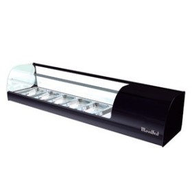 Vitrina de tapas 6 bandejas movilfrit