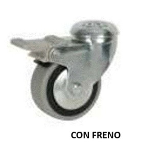 Rueda de repuesto para contenedor inox 486004 y 486006