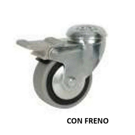 Rueda de repuesto para contenedor inox 486004 y 486006