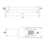 Resistencia Cuarzo 230V 500W 380xØ10mm