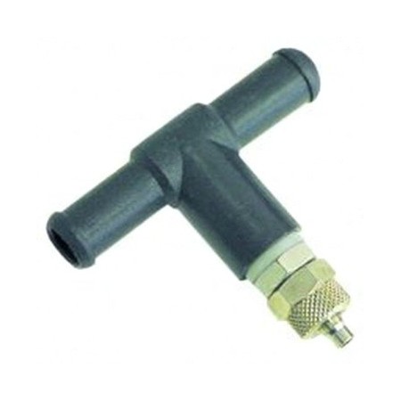 Racor T Ø10-4-6mm Con Valvula Antirretorno