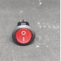 Interruptor Rojo Ø20mm 230V Bipolar 10A