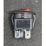 Interruptor Rojo Ø20mm 230V Bipolar 10A