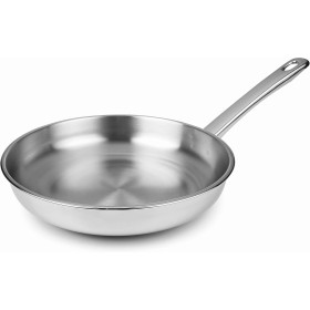 Sartén plateada INOX 26 cm