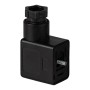 Conector Electroválvula 3P 8W AC/DC DIN-43650
