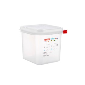 CONTENEDOR PLASTICO 2,6 L. HERMETICO GN 1/6
