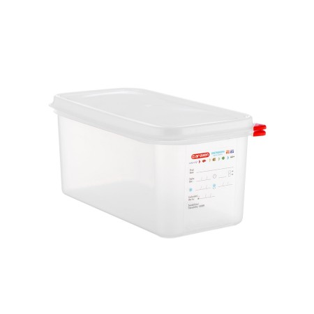 CONTENEDOR PLASTICO 6,0 L. HERMETICO GN 1/3
