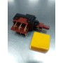 Pulsador Amarillo 28x28mm Bipolar Silanos