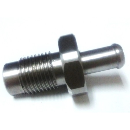 Racor Presion Largo Inox 3/8 Ø10mm