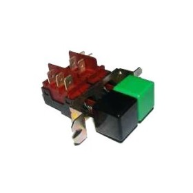 Interruptor Doble VERDE-NEGRO B-303F