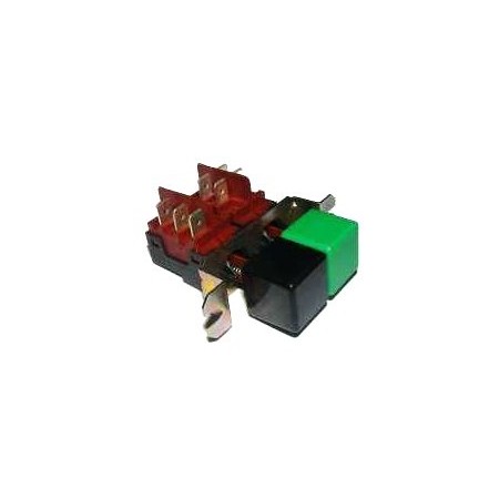 Interruptor Doble VERDE-NEGRO B-303F